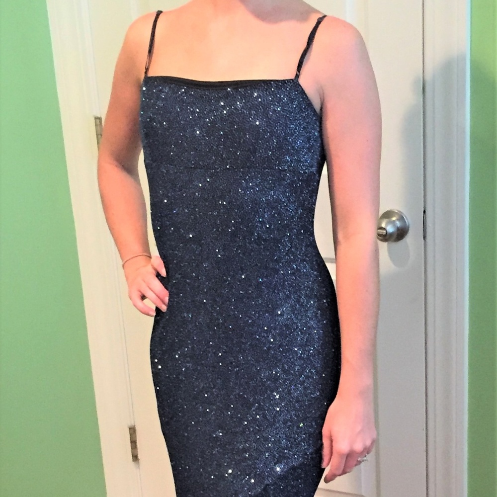 Dark Navy Blue cocktail/ party dress